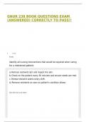 GNUR 238 BOOK QUESTIONS EXAM &lpar;ANSWERED&rpar; CORRECTLY TO PASS&excl;&excl;