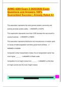 AVMG 4200 Exam 2 2025&sol;2026 Exam  Questions and Answers 100&percnt;  Guaranteed Success &vert; Already Rated A&plus;