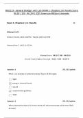 BIOL133 - General Biology I with Lab EXAM 1- Chapters 1-6  Results Score 96&period;29 &sol; 100 - 96&period;29 &percnt; American Military University
