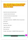 BIOL 1010 EXAM COMPLETE PACKAGE DEAL
