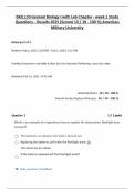 BIOL133 General Biology I with Lab Chapter - week 1 Study Questions &ndash; Results 2025 &lpar;Scored 10 &sol; 10 - 100 &percnt;&rpar; American Military University