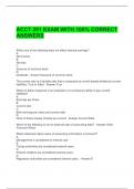 ACCT 201 EXAM WITH 100&percnt; CORRECT ANSWERS 