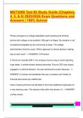 MGT3000 Test &num;2 Study Guide &lpar;Chapters&period;  4&comma; 5&comma; & 6&rpar; 2025&sol;2026 Exam Questions and  Answers &vert; 100&percnt; Solved