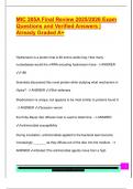 MIC 205A Final Review 2025&sol;2026 Exam  Questions and Verified Answers &vert;  Already Graded A&plus;