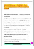 MIC205A Chapter 1 2025&sol;2026 Exam  Questions and Correct Answers &vert; New  Update 