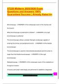 ST220 Midterm 2025&sol;2026 Exam  Questions and Answers 100&percnt;  Guaranteed Success &vert; Already Rated A&plus; 
