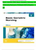 TEST BANK For Williams&comma; Basic Geriatric Nursing 8th Edition&comma; Verified Chapters 1 - 20&comma; Complete Newest Version