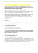 Chap 1 - Principles of Pharmacotherapy Test Questions with Correct Answers Graded A&plus;