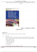 Test bank Davis Advantage for Medical-Surgical Nursing&colon; Making Connections to Practice 3rd Edition by Hoffman PDF A