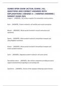 USABO OPEN EXAM &lpar;ACTUAL EXAM&rpar; &vert; ALL QUESTIONS AND CORRECT ANSWERS WITH EXPLANATIONS &vert; GRADED A&plus; &vert; VERIFIED ANSWERS &vert; NEWEST EXAM 2025