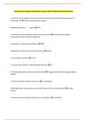 Breast Cancer Questions with Correct Answers 100&percnt; Verified&vert; Guaranteed Success 