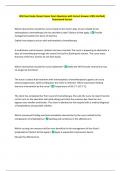 HESI Case Study&colon; Breast Cancer Exam Questions with Correct Answers 100&percnt; Verified&vert;  Guaranteed Success 