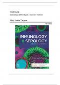 Test Bank - Immunology and Serology in Laboratory Medicine&comma; 7th Edition &lpar;Turgeon&comma; 2022&rpar;&comma; Chapter 1-27 &vert; All Chapters