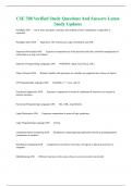 CSE 598 Verified Study Questions And Answers Latest Study Updates