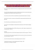 WASHINGTON STATE HCA KNOWLEDGE EXAM QUESTIONS WITH ACCURATE ANSWERS&period;