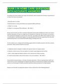 EXAM 3 IN HOME CARE QUESTIONS WITH ACCURATE ANSWERS&period;