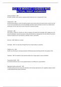 HCA 120 MODULE 3 QUIZZES WITH ACTUAL RIGHT ANSWERS