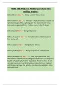 NURS 548&colon; Midterm Review questions with verified answers