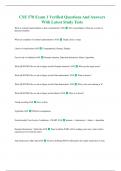 CSE 578 Exam 1 Verified Questions And Answers With Latest Study Tests