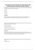 NUR 430 EXAM 2 LATEST 2025&sol;2026 100&plus; QUESTIONS WITH 100&percnt; CORRECT ANSWERS&vert; GURANTEED PASS &lpar;BEST ANSWERS&rpar;
