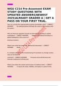 WGU C214 Pre-Assement EXAM STUDY QUESTIONS WITH UPDATED ANSWERS&vert;NEWEST 2025&vert;ALREADY GRADED A &vert; GET A PASS ON YOUR FIRST TRIAL&period;