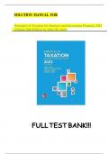 Solution Manual For Principles of Taxation for Business and Investment Planning 2023 26th Edition By Sally Jones&comma; Shelley Rhoades-Catanach&comma; Callaghan&comma; Kubick All Chapters Covered &comma;Latest Edition&period;