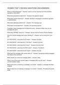 YEOMAN TEST 2 REVIEW QUESTIONS AND ANSWERS