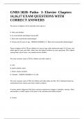 GNRS 582B- Patho- 3- Elsevier- Chapters 14&comma;16&comma;17 EXAM QUESTIONS WITH CORRECT ANSWERS