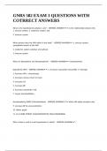 GNRS 582 EXAM 3 QUESTIONS WITH COTRRECT ANSWERS&period;