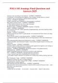 POLS 102 Jennings Final Questions and Answers 2025