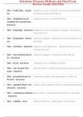 Infectious Diseases Midterm and Final Exam Review Guide 2025&sol;2026