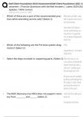 Dell Client Foundation 2023 Assessment&sol;Dell Client Foundation 2025 As sessment &vert; Practice Questions with Verified Answers &vert; Latest 2025&sol;2026  Update&vert; 100&percnt; Correct&period;