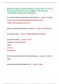 OB MATERNAL NEWBORN ATI PROCTORED 2024 ACTUAL EXAM &sol; MATERNAL NEWBORN OB NEWEST EXAM TEST BANK 300 QUESTIONS AND CORRECT DETAILED ANSWERS