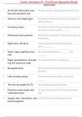 Gross Anatomy II &ndash; Past Exam Question Bank 2025&sol;2026