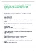 NJ PSI Property and Casualty Exam EXAM NEWEST&comma; 2024&sol; 2025&comma; ACTUAL EXAM QUESTIONS AND CORRECT DETAILED ANSWERS &vert;ALREADY GRADED A