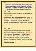 FLORIDA DCF CHILD CARE &ndash; UNDERSTANDING DEVELOPMENTALLY APPROPRIATE PRACTICES &lpar;UDAP&rpar; VERSION 1 & 2 &ndash; ACTUAL EXAM 2025 WITH VERIFIED ANSWERS