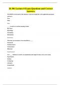 IS 301 Lecture 8 Exam Questions and Correct Answers&period;
