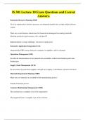 IS 301 Lecture 10 Exam Questions and Correct Answers&period;