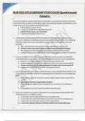 NUR 3525  ATI LEADERSHIP STUDY GUIDE Questions and Answers&period;