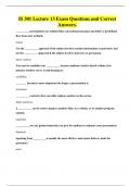 IS 301 Lecture 13 Exam Questions and Correct Answers&period;