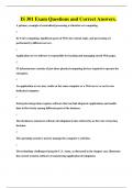 IS 301 Exam Questions and Correct Answers&period;