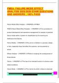 FMEA &lpar;FAILURE MODES AND EFFECT ANALYSIS&rpar; EXAM COMPLETE PACKAGE DEAL