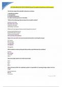 ATI TEAS PRACTICE TEST SCIENCE Exam Complete Questions and Answers&period;