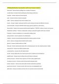 AP Biology Biochemistry Exam Questions with Correct Answers Graded A&plus;