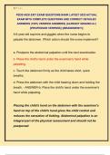 PEDS HESI EXIT EXAM QUESTIONS BANK LATEST 2025 ACTUAL  EXAM WITH COMPLETE QUESTIONS AND CORRECT DETAILED  ANSWERS &lpar;100&percnt; VERIFIED ANSWERS&rpar; &vert;ALREADY GRADED A&plus;&vert;  &vert;&vert;PROFESSOR VERIFIED&vert;&vert; &vert;&vert;BRANDNEW&excl;&excl;&excl;&vert;&vert;