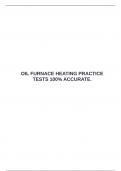  OIL FURNACE HEATING PRACTICE TESTS 100&percnt; ACCURATE&period;