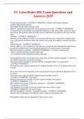 FL Laws&sol;Rules DH Exam Questions and Answers 2025