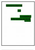 Accounting Information Systems 16th Edition &ndash; Marshall B&period; Romney &ndash; Complete Solutions Manual &lpar;All Chapters Included&rpar;