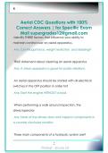 Aerial CDC Questions with 100&percnt;  Correct Answers &vert; for Specific Exam  Mail supergrades12&commat;gmail&period;com