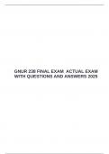  GNUR 238 FINAL EXAM  ACTUAL EXAM WITH QUESTIONS AND ANSWERS 2025
